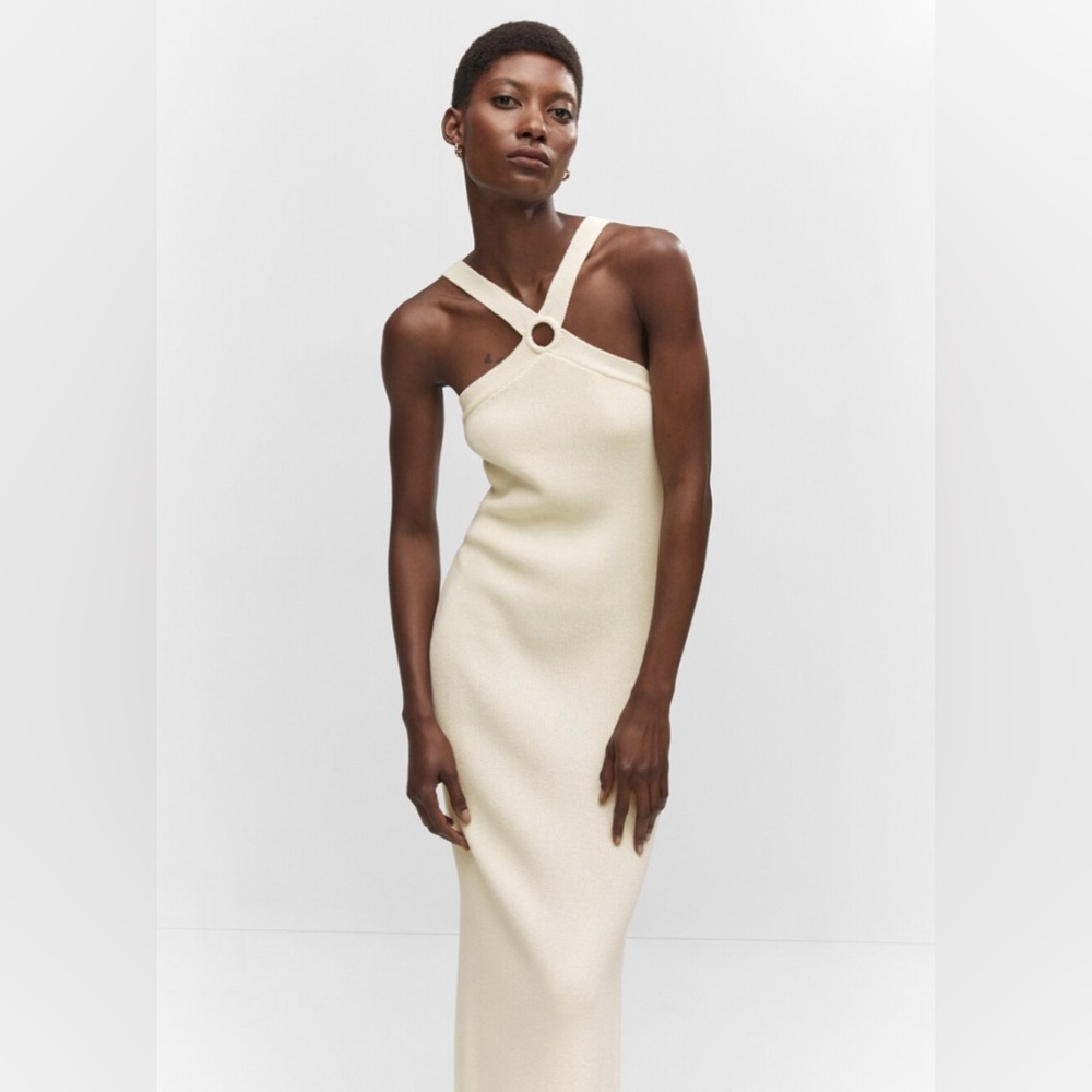 Mango Halter-neck Dress